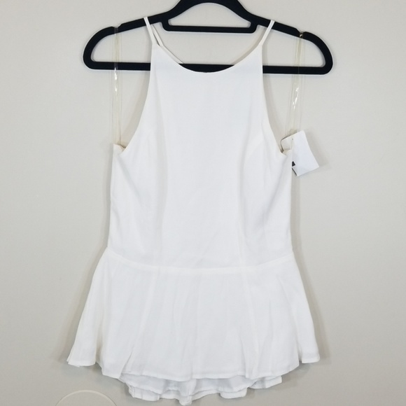 Do+Be White Sleeveles Top NWT - Picture 2 of 5